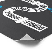 Poster Onomatopoeia écriture ou poésie créative (Coin)