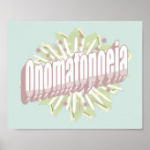 Poster Onomatopoeia Explosion Anglais (Devant)