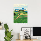 Poster Onsen Range vue d'Amakusa Kawase Hasui 1922 (Bureau à domicile)