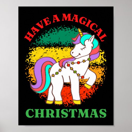 Poster ont un noël magique (Devant)