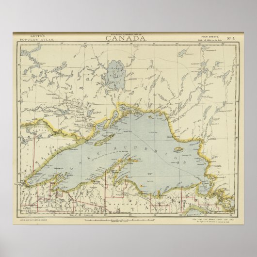 Poster Ontario, Canada (Devant)