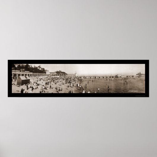 Poster Ontario Canada Photo de bain 1911 (Devant)