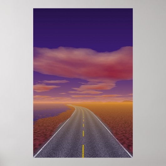 Poster OnTheRoadAgain - Camion solitaire (Devant)