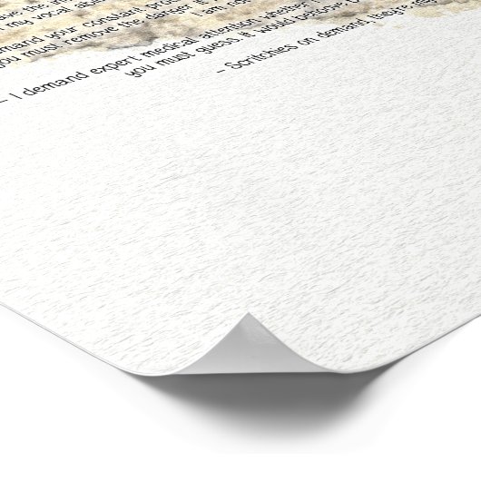 Poster Onze Demandes De Parrotlets (Coin)