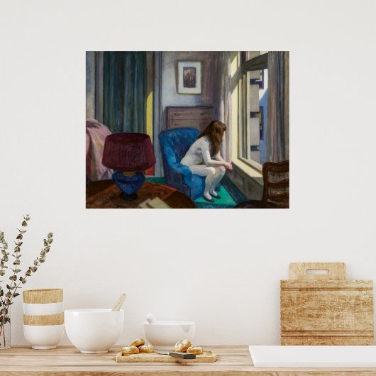 Poster Onze heures | Edward Hopper | (Cuisine)