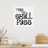 poster - ook dit zal (Keuken)