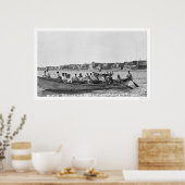 Poster Oomiak Racers Nome, Alaska 1915 (Cuisine)