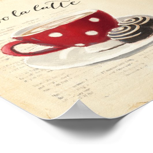 Poster Ooo La Latte (Coin)