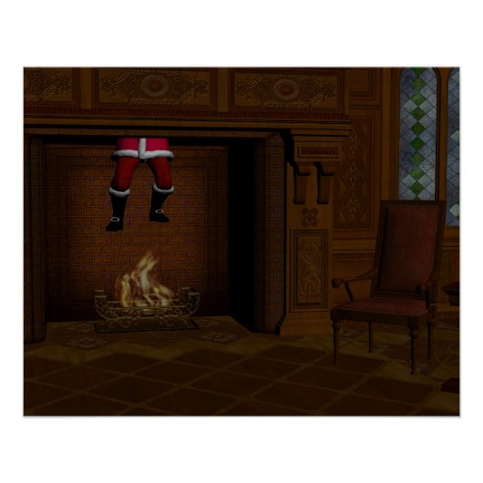 Poster Oops - Surprise Chaude Pour Le Père Noël (Devant)