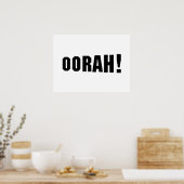 POSTER OORAH ! (Cuisine)