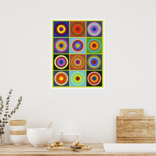 Poster Op Art #19 (Cuisine)