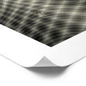 Poster Op Art Random Moire Waves 09 (Coin)
