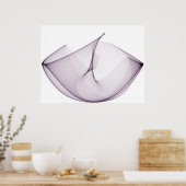 Poster Op Art Sine Courbes Trois Violets (Cuisine)