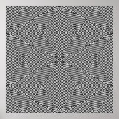 Poster Op Art Uniquement Formes Symétriques 06 (Devant)