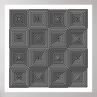Op Art Uniquement Formes Symétriques 10