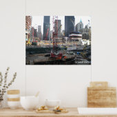 Poster op de grond (Keuken)