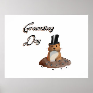 poster op de grondhog