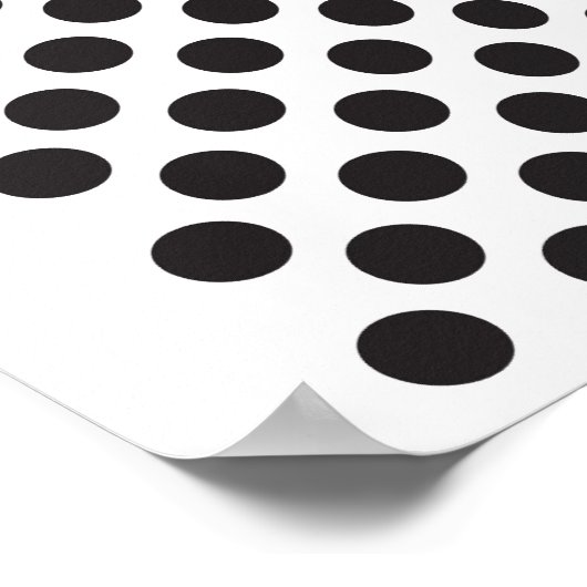 Poster Op Dots B&W (Coin)