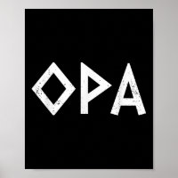 Opa Grecque Pride Grecque Ancien Drapeau Grec Funn