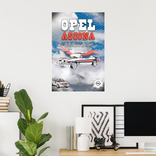 Poster Opel Ascona (Bureau à domicile)