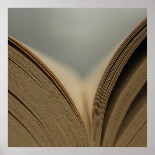 Poster Open Book Pages (Devant)