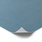 Poster "Open" Grey et Turquoise Art Abstrait Impri (Coin)