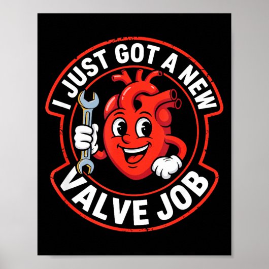 Poster Open Heart Surgery Recovery Funny  (Devant)