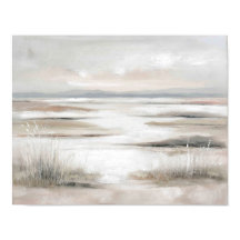 Open Horizon Marsh #3 – Paysage artistique doux et
