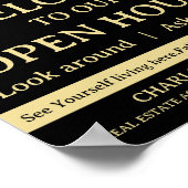 Poster Open House immobilier (Coin)