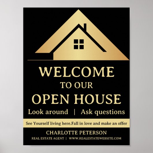 Poster Open House immobilier (Devant)
