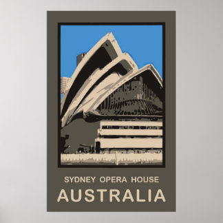 Poster Opéra d'Australie Sydney