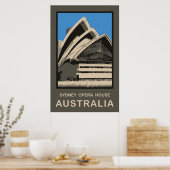 Poster Opéra d'Australie Sydney (Cuisine)