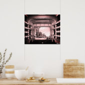 Poster Opéra de l'intérieur de la Staatsoper de Vienne Au (Cuisine)
