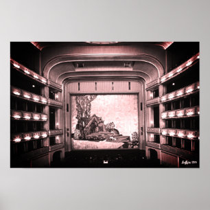 Poster Opéra de l'Opéra d'État de Vienne en Autriche vint