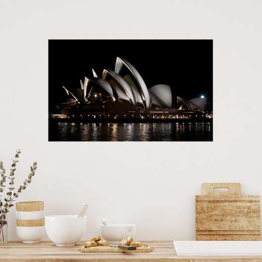 Poster Opéra de nuit (Cuisine)