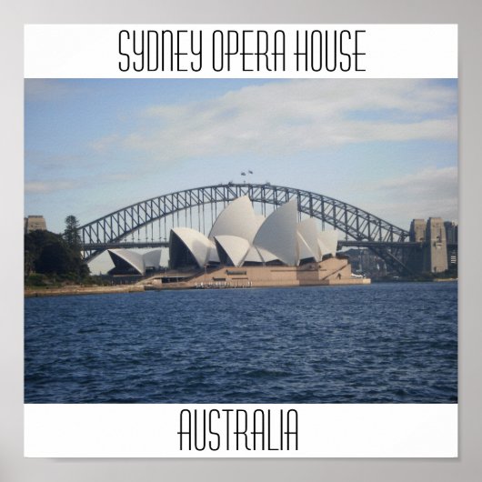 Poster Opéra de Sydney (Devant)
