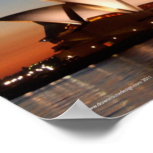 Poster Opéra de Sydney (Coin)