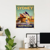 Poster Opéra de Sydney (Bureau à domicile)