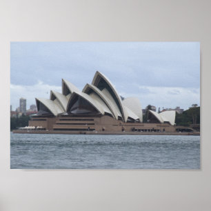 Poster Opéra De Sydney Au Soleil Sous Un Nuage