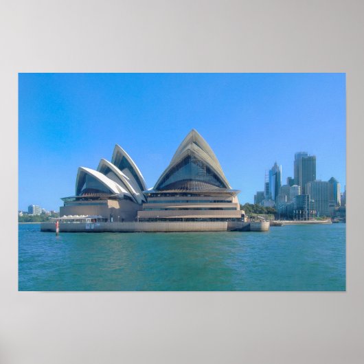 Poster Opéra de Sydney, Australie (Devant)