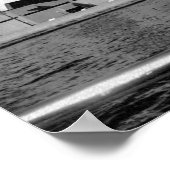 Poster Opéra de Sydney en noir et blanc (Coin)