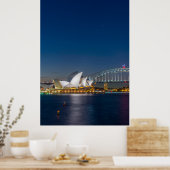 Poster Opéra de Sydney la nuit (Cuisine)