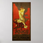 Poster Opéra de Tosca (Devant)