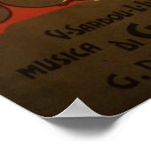 Poster Opéra de Tosca (Coin)