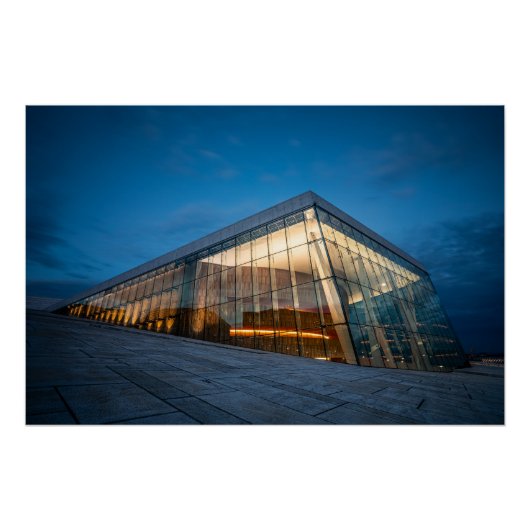 Poster Opéra d'Oslo (Devant)