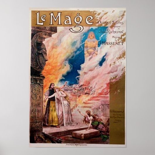 Poster Opéra français Le Mage (Devant)