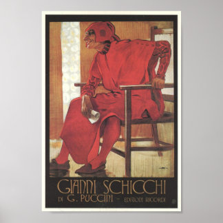 Poster Opéra Gianni Schicchi