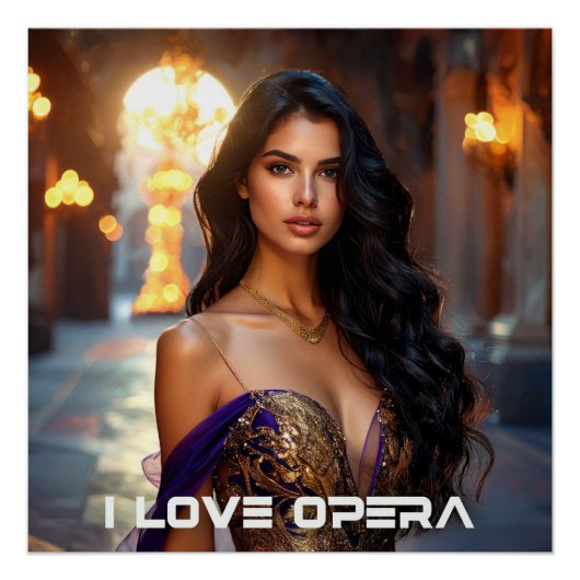POSTER OPÉRA - J'AIME L'OPÉRA (Devant)