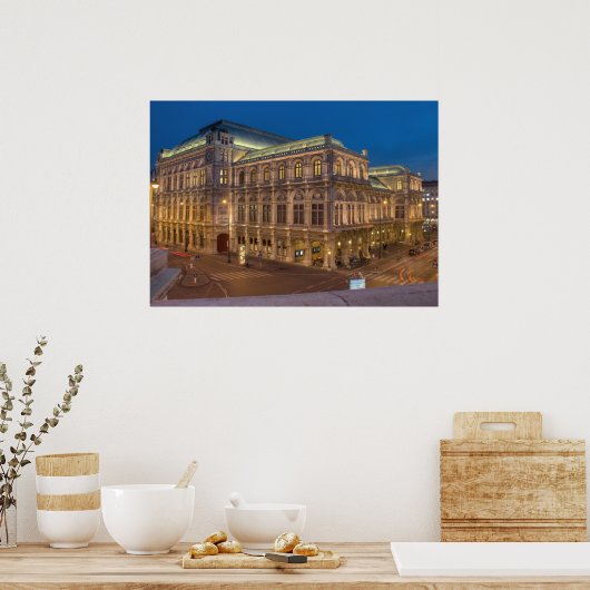 Poster Opéra national de Vienne (Cuisine)