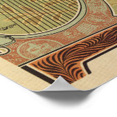 Poster Opéra Royal Art nouveau Turin Torino (Coin)